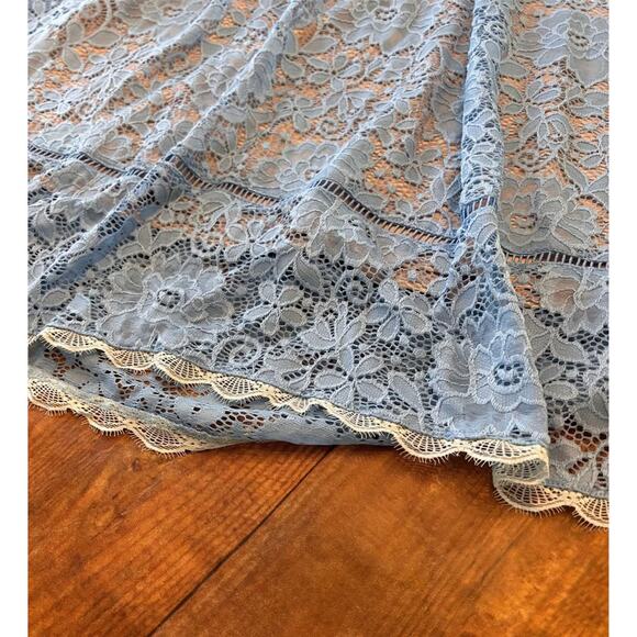 Sz M - NSR lace illusion midi dress - Picture 5 of 9